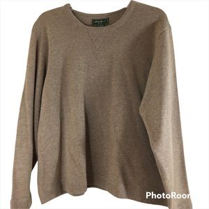 Eddie Bauer Lambswool Sweater Crewneck Size Extra Large